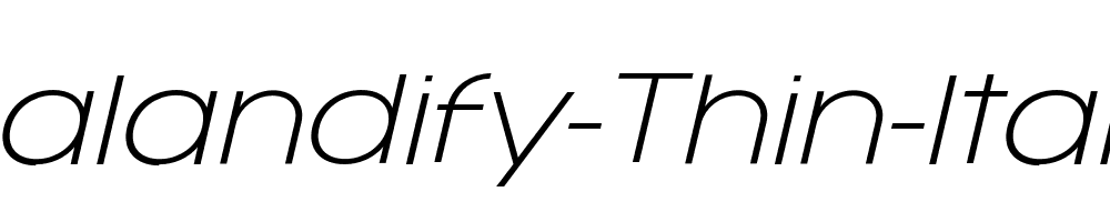 Calandify-Thin-Italic