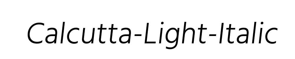 Calcutta-Light-Italic