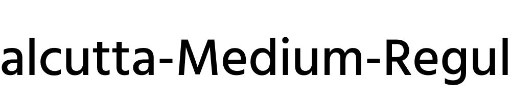 Calcutta-Medium-Regular