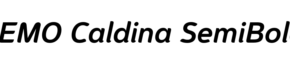 FSP DEMO Caldina SemiBold Italic