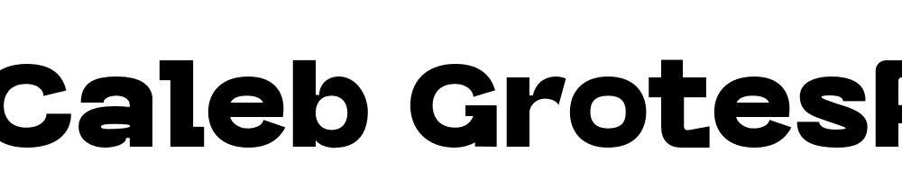 Caleb Grotesk