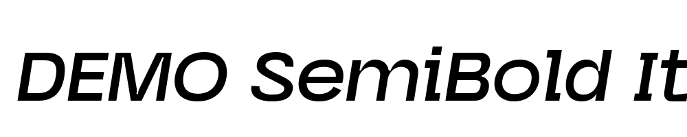 FSP DEMO SemiBold Italic