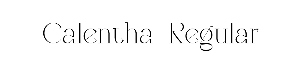 Calentha-Regular