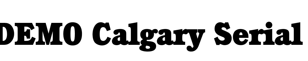  DEMO Calgary Serial Heavy Regular