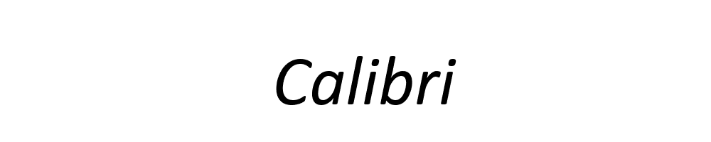 Calibri