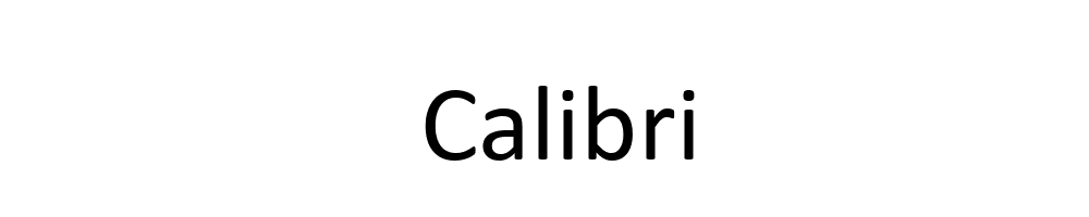 Calibri