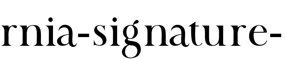 California Signature Script