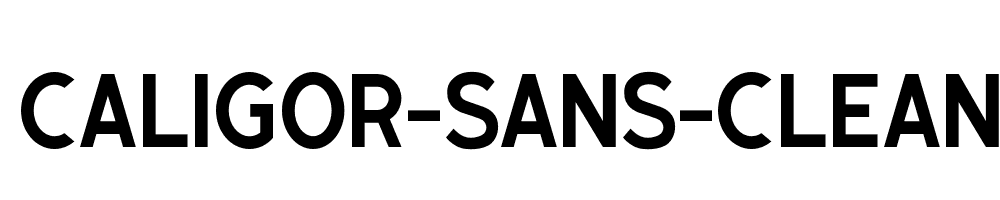 Caligor-Sans-Clean