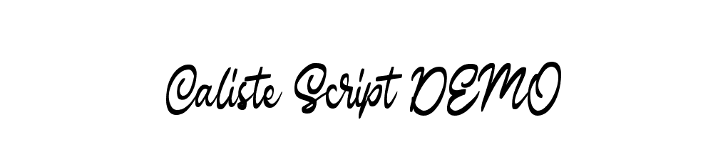 Caliste Script Demo