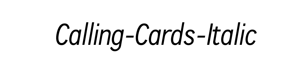 Calling-Cards-Italic