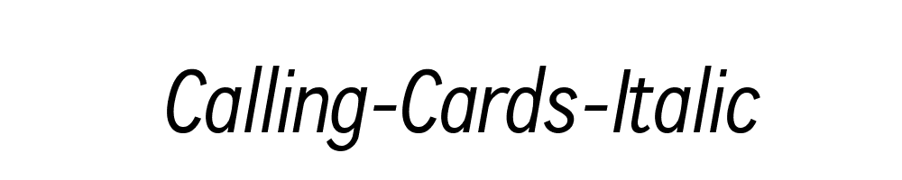 Calling-Cards-Italic