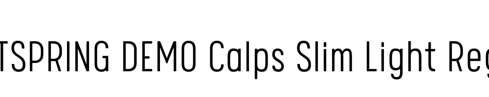  DEMO Calps Slim Light Regular