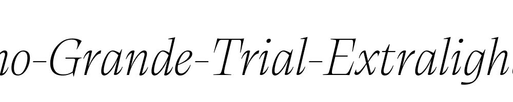 Calvino-Grande-Trial-Extralight-Italic