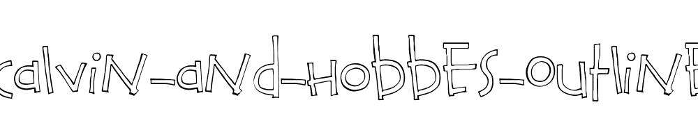 Calvin-and-Hobbes-Outline