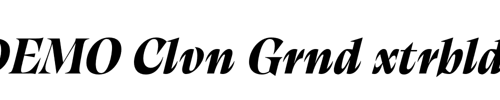 FSP DEMO Clvn Grnd xtrbld Italic