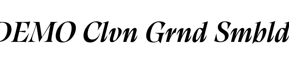 FSP DEMO Clvn Grnd Smbld Italic