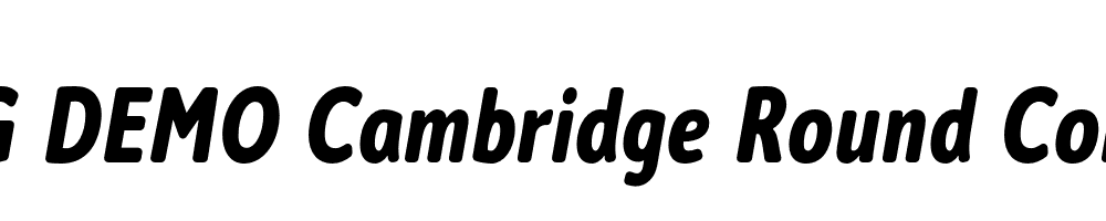  DEMO Cambridge Round Cond Bold Italic