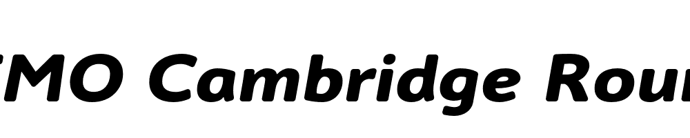  DEMO Cambridge Round Exp Bold Italic