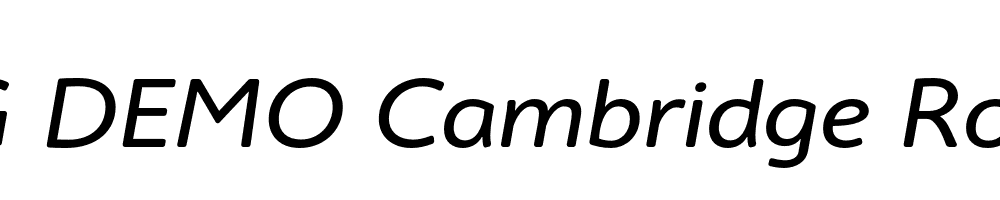  DEMO Cambridge Round Exp Italic