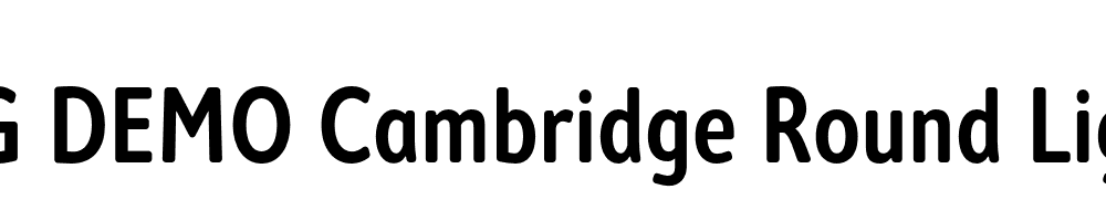  DEMO Cambridge Round Light Cond Bold