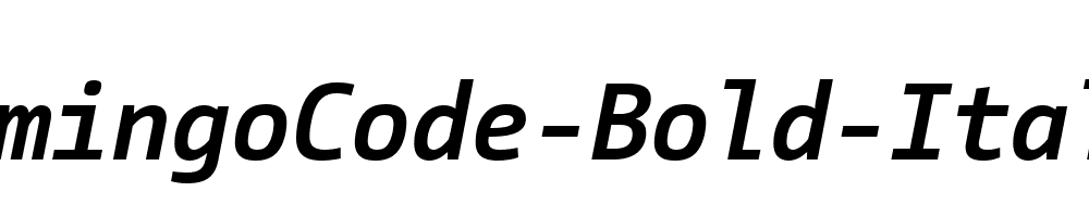 CamingoCode-Bold-Italic