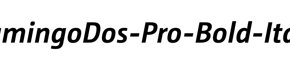 CamingoDos-Pro-Bold-Italic