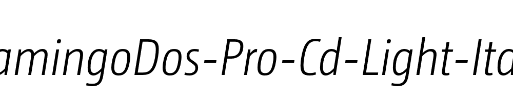 CamingoDos-Pro-Cd-Light-Italic