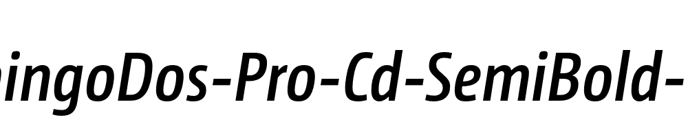 CamingoDos-Pro-Cd-SemiBold-Italic