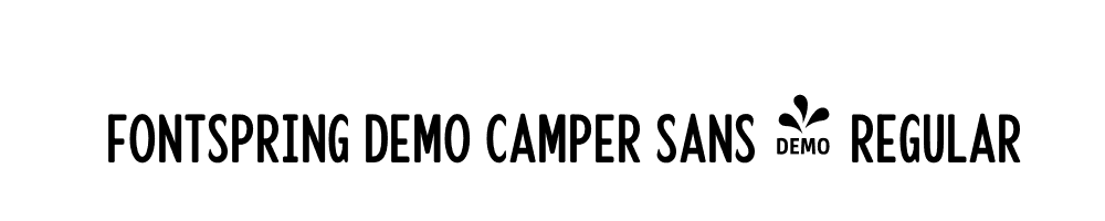  DEMO Camper Sans 1 Regular