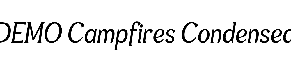 FSP DEMO Campfires Condensed Italic