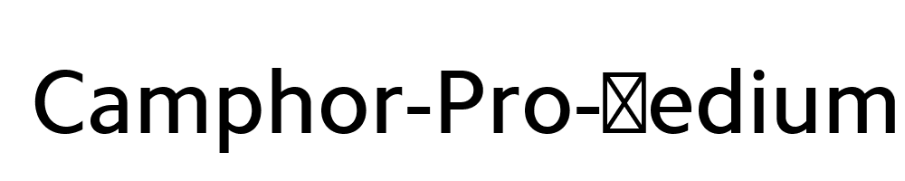 Camphor-Pro-Medium