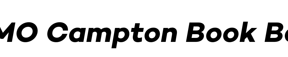 FSP DEMO Campton Book Bold Italic