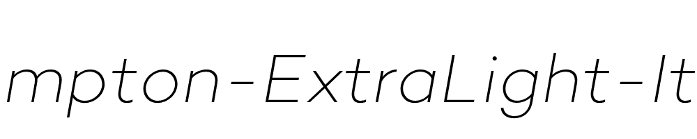 Campton-ExtraLight-Italic