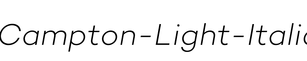 Campton-Light-Italic