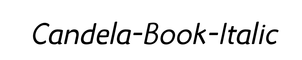 Candela-Book-Italic