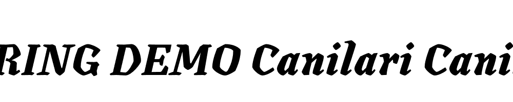  DEMO Canilari Canilari Italic