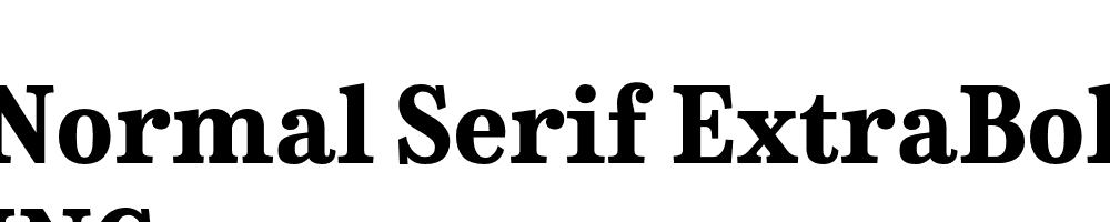  DEMO CA Normal Serif ExtraBold Regular