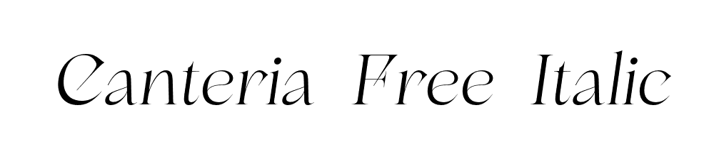 Canteria-Free-Italic