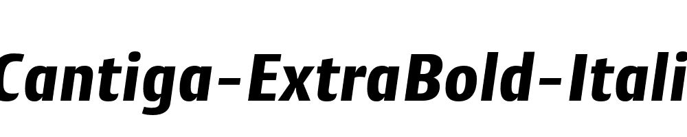 Cantiga-ExtraBold-Italic