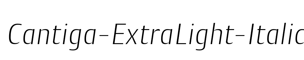 Cantiga-ExtraLight-Italic