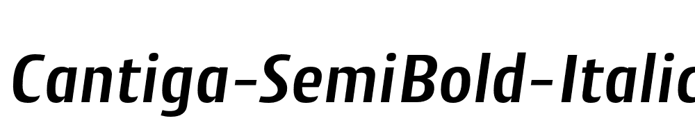 Cantiga-SemiBold-Italic