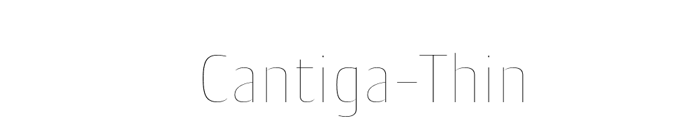 Cantiga-Thin