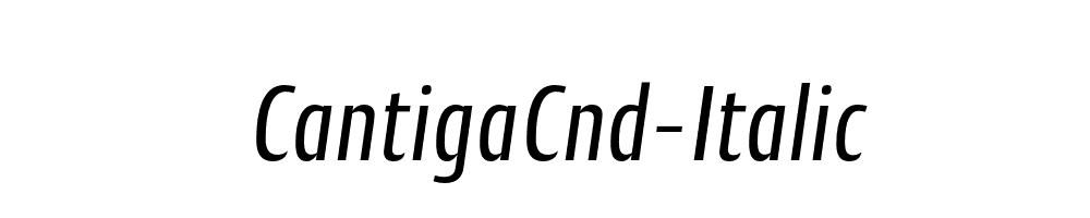 CantigaCnd-Italic