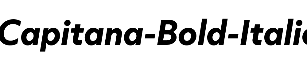 Capitana-Bold-Italic