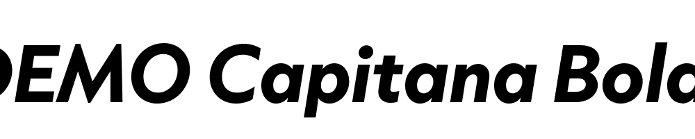 FSP DEMO Capitana Bold Italic