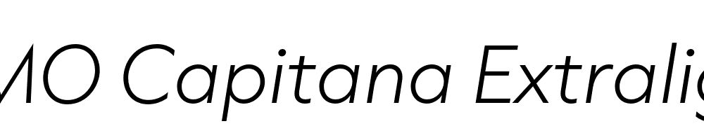 FSP DEMO Capitana Extralight Italic