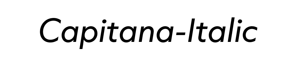 Capitana-Italic