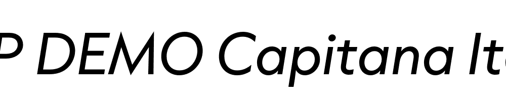 FSP DEMO Capitana Italic