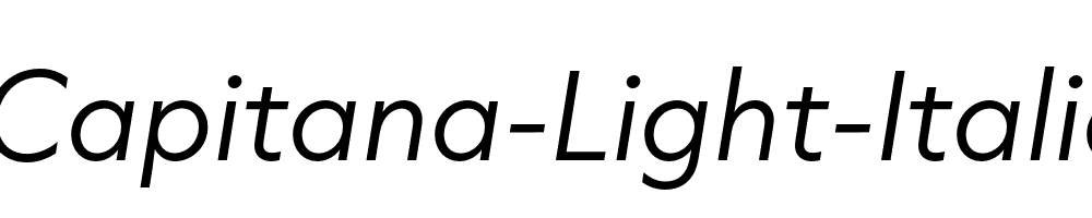 Capitana-Light-Italic