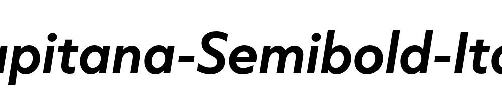 Capitana-Semibold-Italic